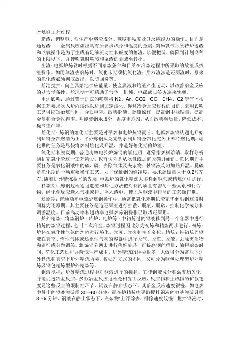 炉外精炼LF