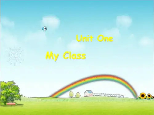 朗文少儿英语入门级-1A-Unit-1-My-class课件