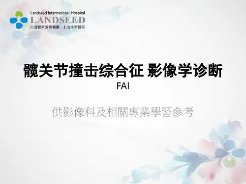 髋关节撞击综合征的影像学诊断[完整版]