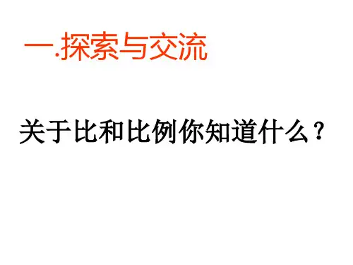 比与比例总复习