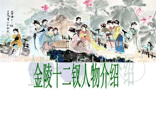 十二金钗人物简介