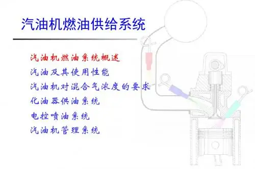 5.汽油机燃油供给系统