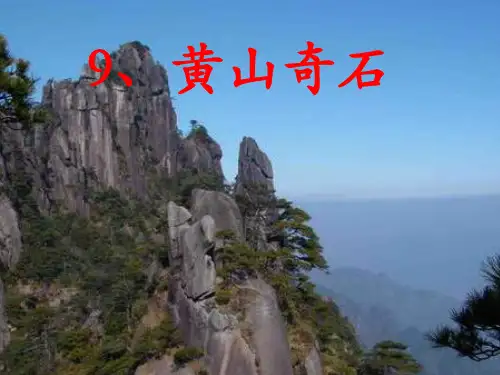 黄山奇石说课 ppt课件