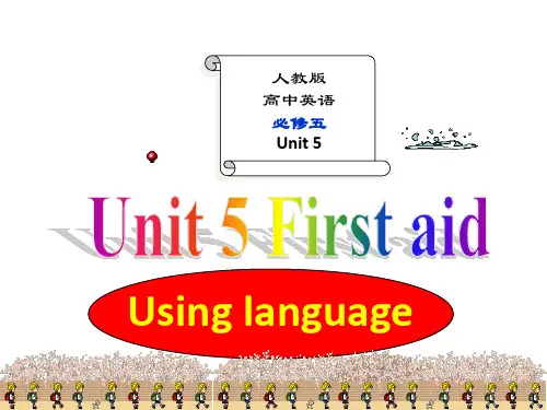 人教版高中英语必修五  Unit 5 Using Language课件(26张)