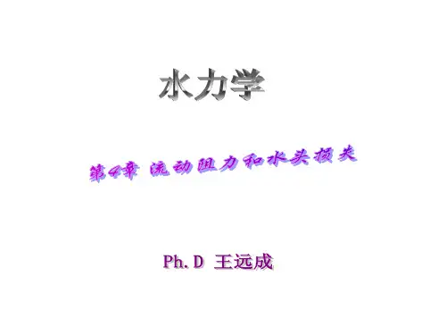 《 [物理课件]流动阻力和水头损失(PPT 86页) 》