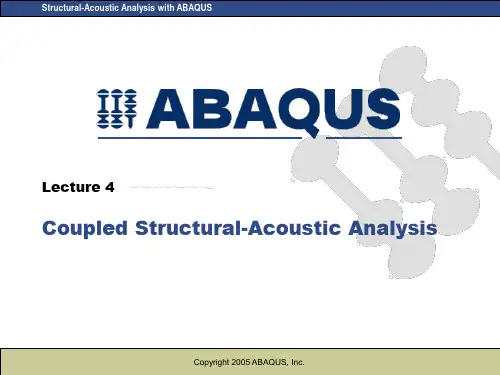 ABAQUS声学分析-acoustics-lecture4