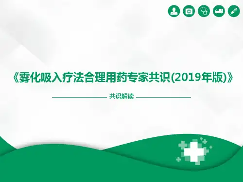 雾化吸入疗法合理用药专家共识2019