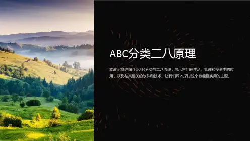 ABC分类二八原理