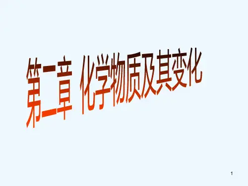 化学物质及其变化-PPT