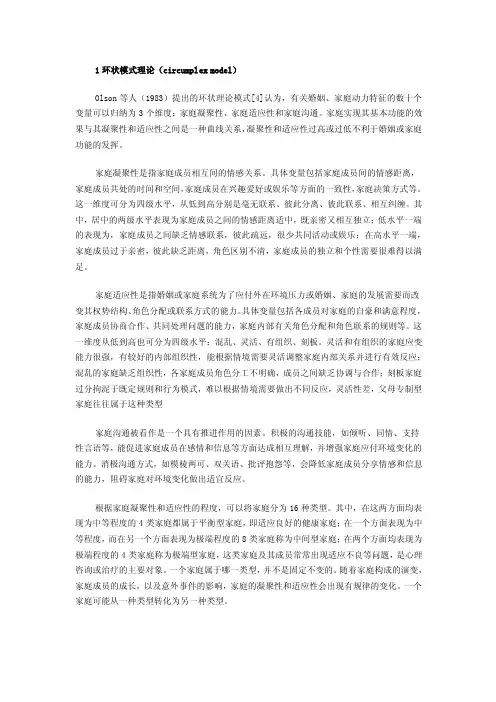 家庭理论——精选推荐