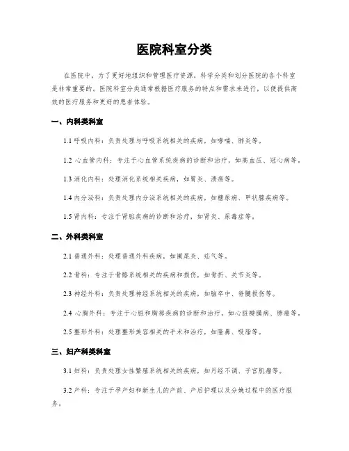 医院科室分类 (2)