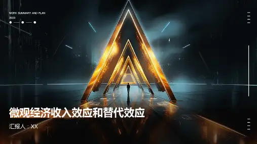 微观经济收入效应和替代效应