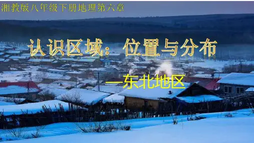 湘教版地理八年级下册第六章《认识区域：位置和分布》中考第一轮复习课件(共26张PPT)