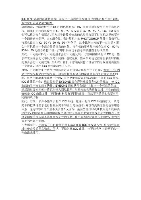 ICC曲线