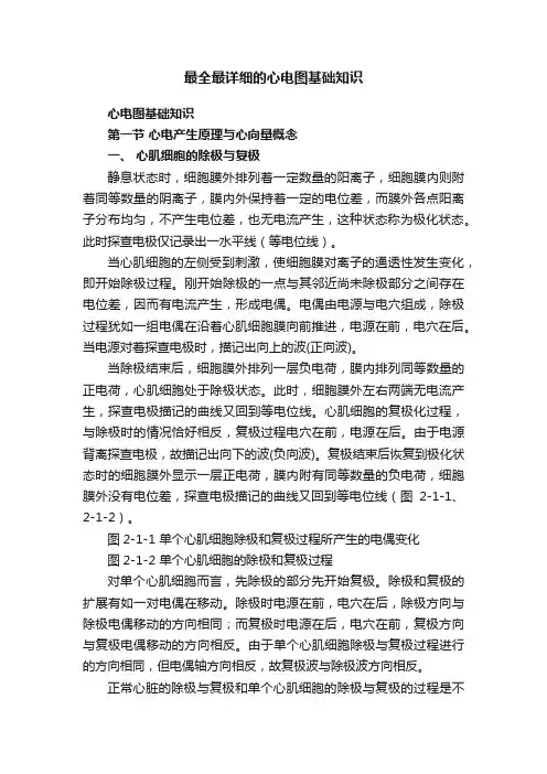 最全最详细的心电图基础知识