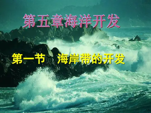 人教版高二地理选修2 第一节 海岸带的开发 (共15张PPT)
