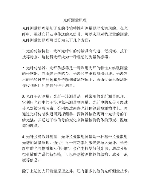 光纤测量原理
