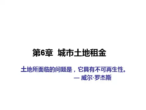 6-城市经济学-第六章