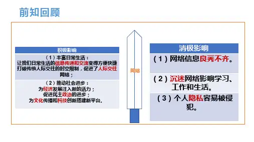 2.2合理利用网络课件(共34张PPT)-统编版道德与法治八年级上册