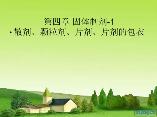 第四章固体制剂-1