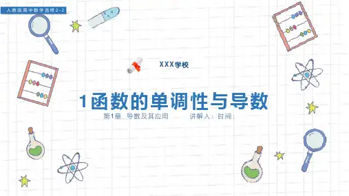 《函数的单调性与导数》人教版高中数学选修PPT精品课件