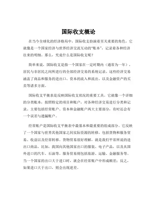 国际收支概论