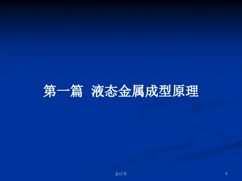 第一篇  液态金属成型原理PPT学习教案