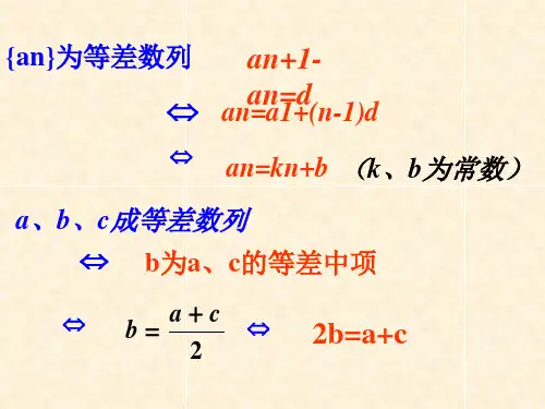 等差数列求和PPT优秀课件