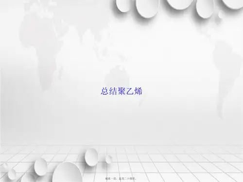 总结聚乙烯讲课文档
