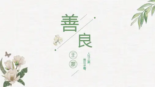 2022《善良》王蒙