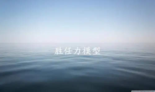 (员工招聘与培训)胜任力模型