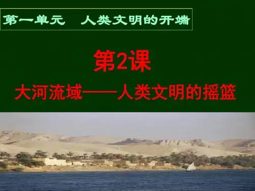 大河流域──人类文明的摇篮ppt4 人教版
