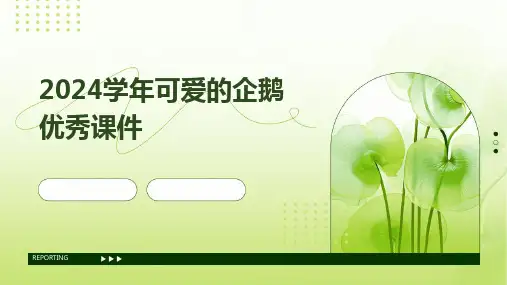 2024学年可爱的企鹅优秀课件