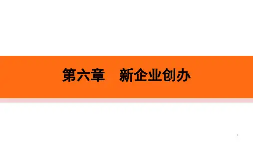 新企业创办(正式)ppt课件