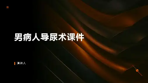 男病人导尿术课件