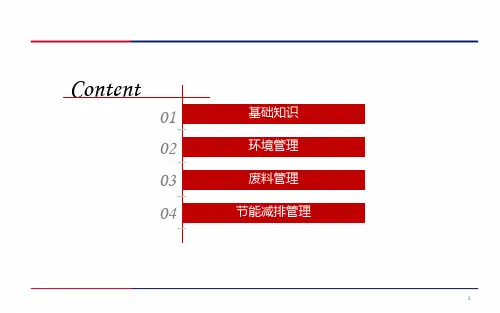 企业环境保护管理培训ppt课件