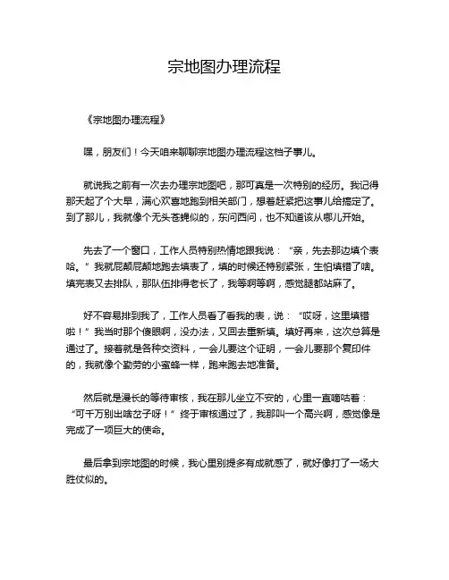 宗地图办理流程