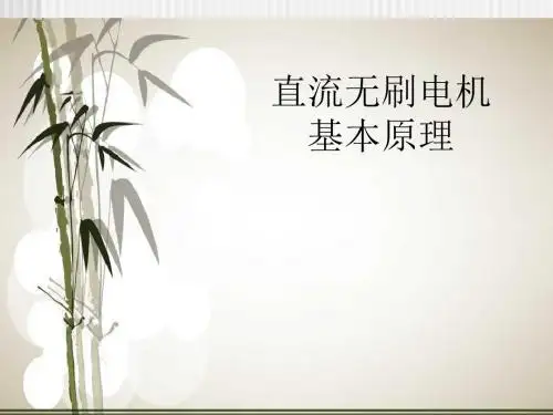 永磁电机课件教材