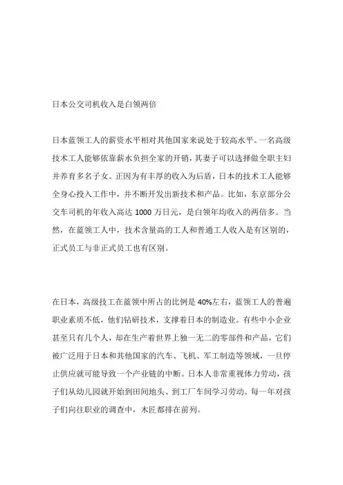 各国工资