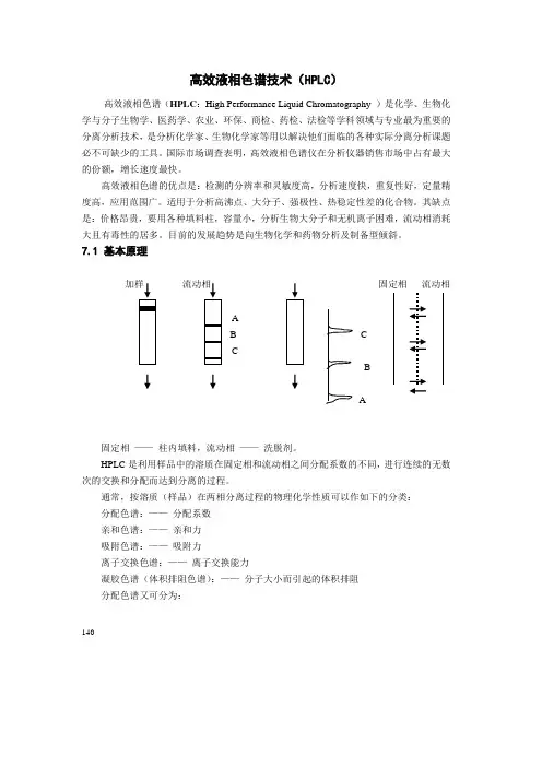 高效液相色谱技术简介(HPLC)