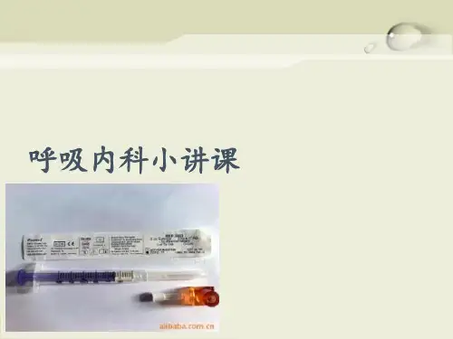 呼吸内科小讲课 ppt课件