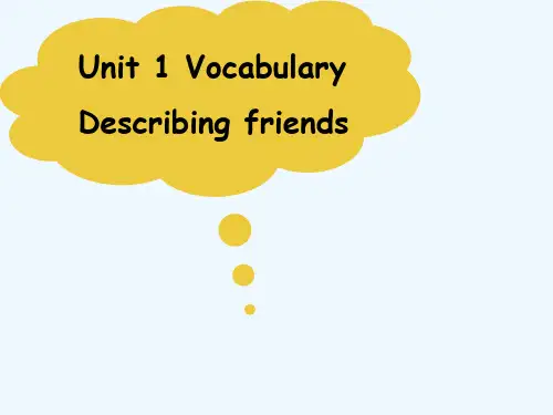 九年级英语上册 9A《Unit 1 Star signs》Period 4 Vocabulary课件 牛津版