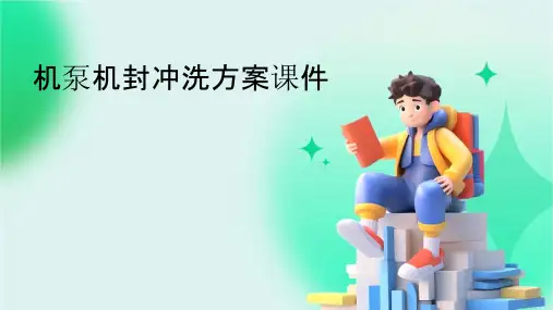 机泵机封冲洗方案课件