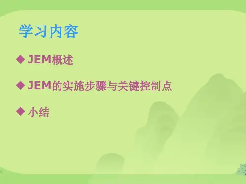 工作分析JEM工作要素法