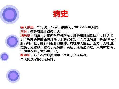 病例讨论(肝占位)