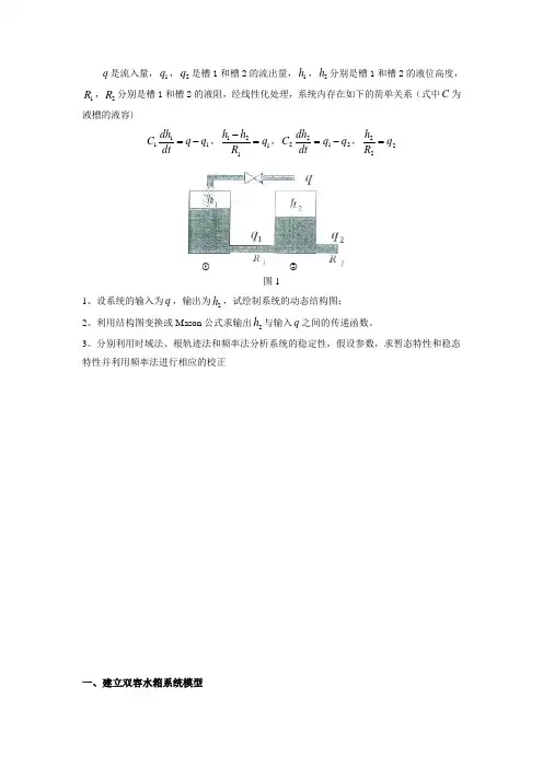 自控课程设计概要