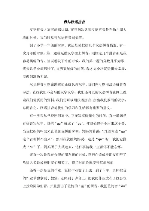 我与汉语拼音的故事 (4)