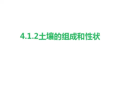 4.土壤的组成和性状—华东师大版七年级科学下册课件
