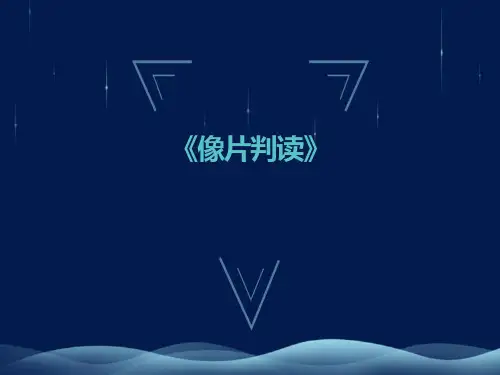 卫星遥感与航空摄影测量：像片判读
