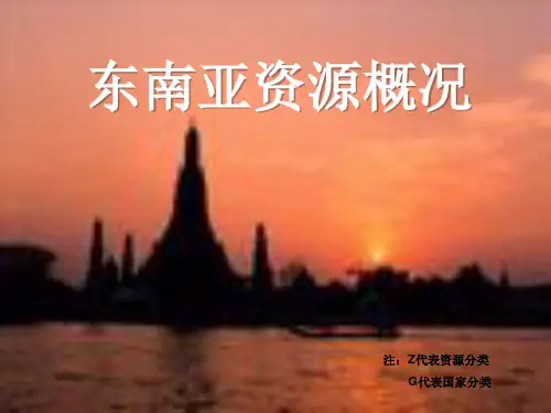 东南亚资源概况